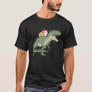 Camiseta Funny Guinea Navidades de ciclismo de cerdo ilumin