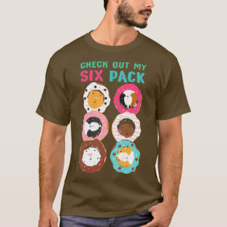 Camiseta Funny Guinea Pig Donut Six Pack