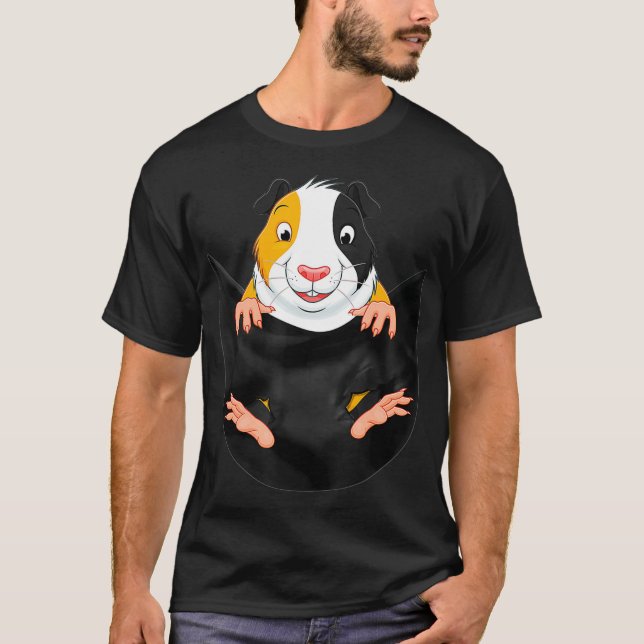 Camiseta Funny Guinea Pig in Your Pocket  (2) (Anverso)