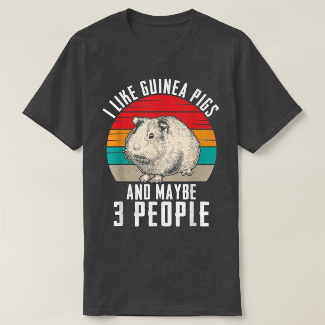 Camiseta Funny Guinea Pig Lover Graphic for Women and Men G (Diseño del anverso)