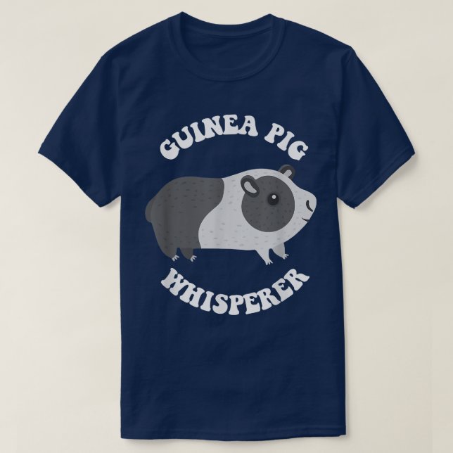 Camiseta Funny Guinea Pig Shirt - GUINEA PIG WHISPERER  (Diseño del anverso)