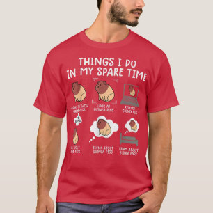 Camiseta Funny Guinea Pig Shirt Srcastic Humor Guinea Pig P