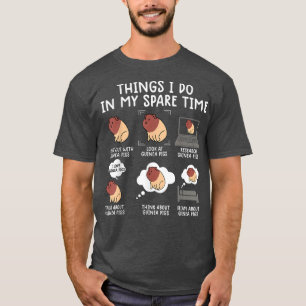 Camiseta Funny Guinea Pig Shirt Srcastic Humor Guinea Pig P