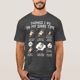 Camiseta Funny Guinea Pig Shirt Srcastic Humor Guinea Pig P