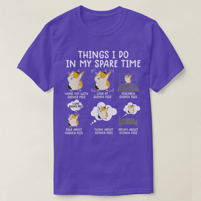 Camiseta Funny Guinea Pig Shirt Srcastic Humor Guinea Pig P (Diseño del anverso)