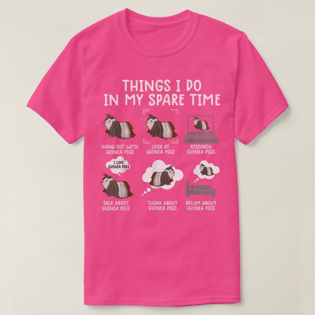 Camiseta Funny Guinea Pig Shirt Srcastic Humor Guinea Pig P (Diseño del anverso)