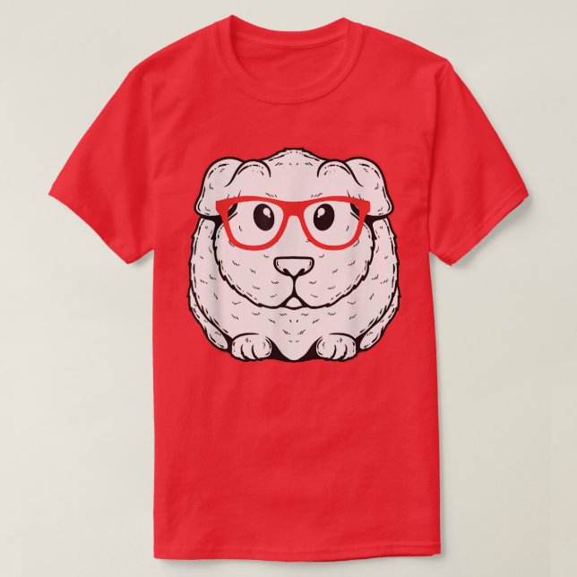 Camiseta Funny Guinea Pig Women Men Kids  (Diseño del anverso)