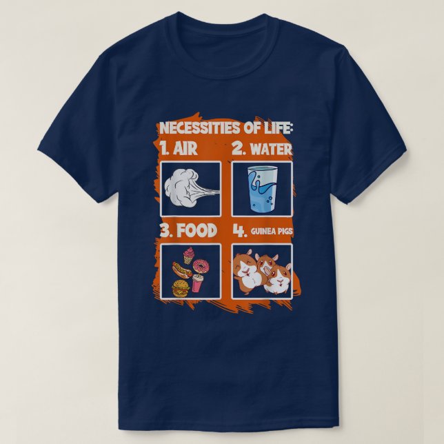 Camiseta Funny Guinea Pigs1661  (Diseño del anverso)