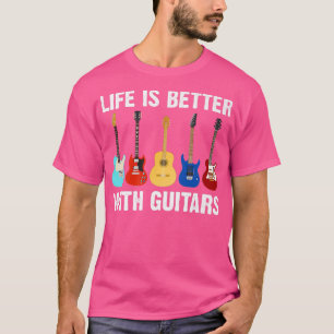Camiseta Funny Guitar Art Men Women Guitar Lovers Players G