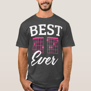 Camiseta Funny Guitar Best Gf Ever Vintage Music 