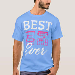 Camiseta Funny Guitar Best Gf Ever Vintage Music369