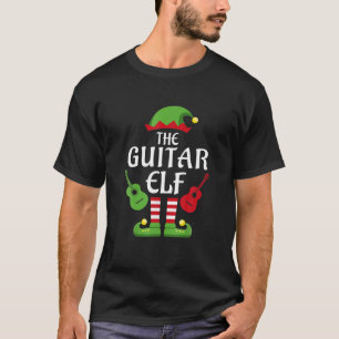 Camiseta Funny Guitar Elf Family Mating Group Guitarist C