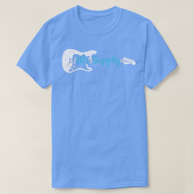 Camiseta Funny Guitar Lover Air Supply (Diseño del anverso)