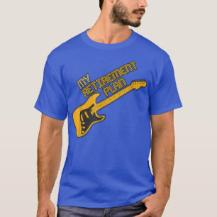 Camiseta Funny Guitar My Retirement Plan Vintage Music 844