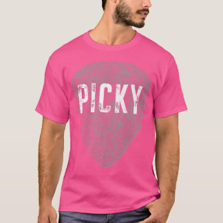 Camiseta Funny Guitar Picky Vintage Music 