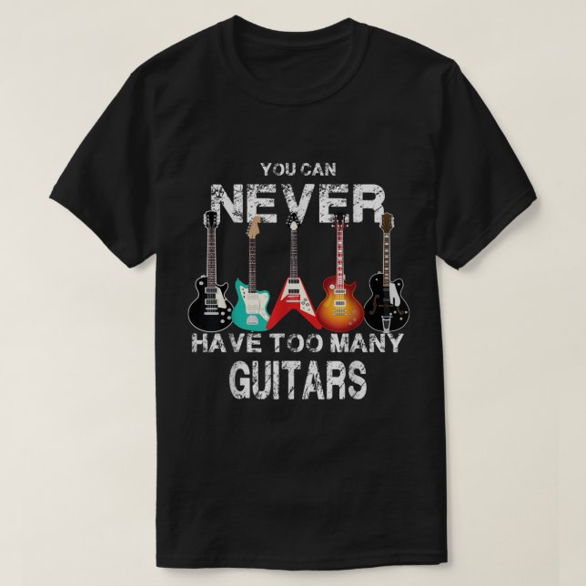 Camiseta Funny Guitar Player Musician Design (Diseño del anverso)