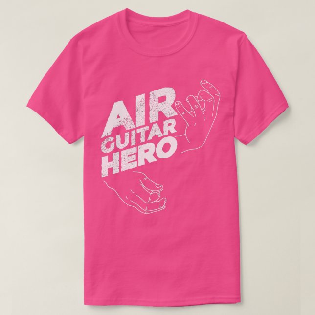 Camiseta Funny guitarra aérea héroe de guitarra para guitar (Diseño del anverso)
