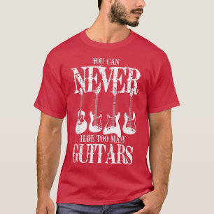 Camiseta Funny Guitarra Hombres Música femenina amante de l