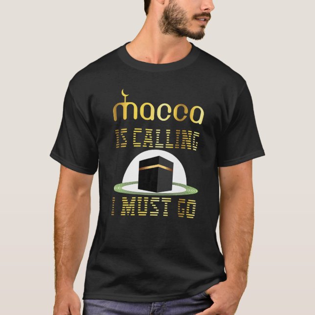 Camiseta funny hajj, Umrah, Kaaba, Macca cool design for al (Anverso)