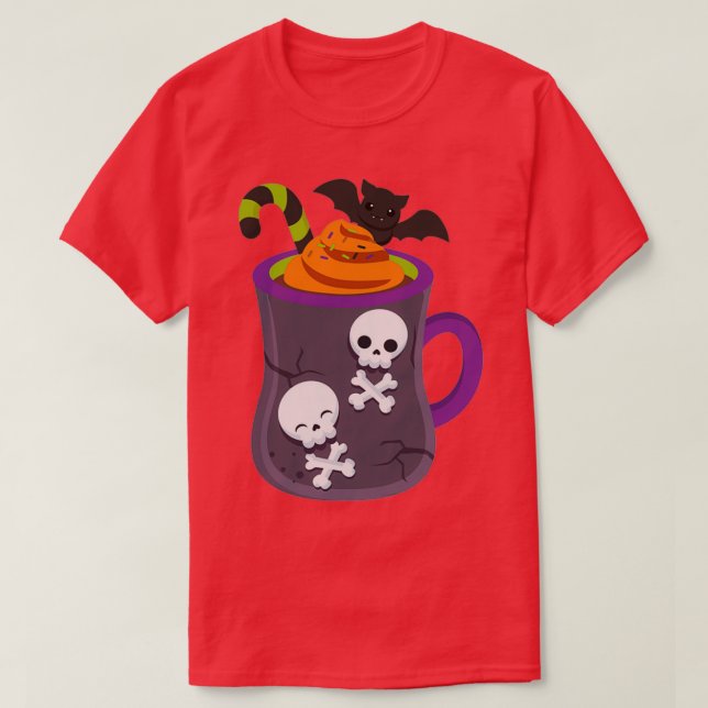 Camiseta funny halloween (Diseño del anverso)