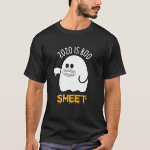 Camiseta Funny Halloween 2020 Is Boo Sheet Ghost Of Disappr