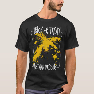 Camiseta Funny Halloween 2024 Mustard Splats Vestido