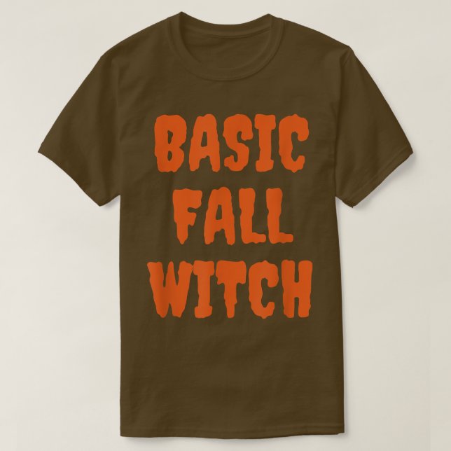 Camiseta Funny Halloween Basic Fall Witch Halloween 3960396 (Diseño del anverso)