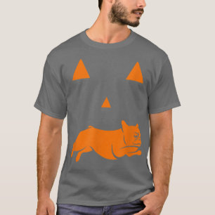 Camiseta Funny Halloween Calabaza Bulldog disfraz Jackolant