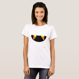 Camiseta Funny Halloween Candy Fangs