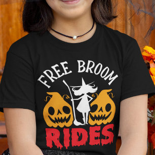 Camiseta Funny Halloween Free Broom monta calabazas de bruj