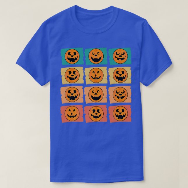 Camiseta Funny Halloween Jack O Lanterns Fall Autumn Pumpki (Diseño del anverso)