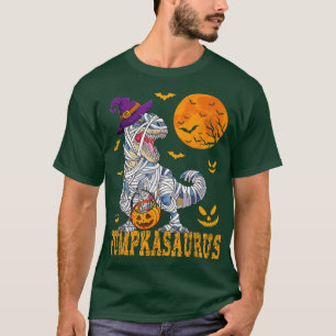 Camiseta Funny Halloween Monster Tr Mummy Dinosaur Pumpkin
