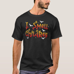 Camiseta Funny Halloween Pun I Smell Children
