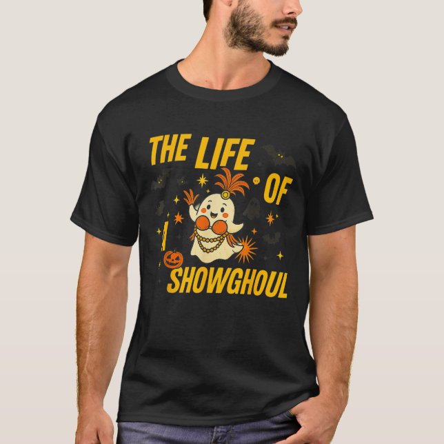 Camiseta Funny Halloween Showghoul Ghost Costume Fiesta Des (Anverso)