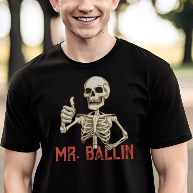 Camiseta Funny Halloween Skeleton (Subido por el creador)