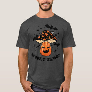 Camiseta Funny Halloween Spookone Season Cute Mushroom Cott