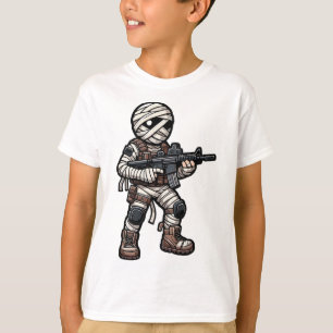 Camiseta Funny Halloween Tactical Mummy Army Men Veterans C