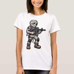 Camiseta Funny Halloween Tactical Mummy Army Men Veterans C