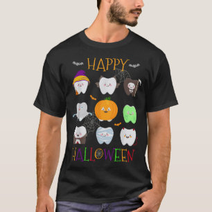 Camiseta Funny Halloween Teeth Dentist Assistant Tooth Cost