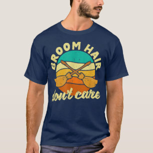 Camiseta Funny Halloween Witch Broomstick Hair Broom Hair D