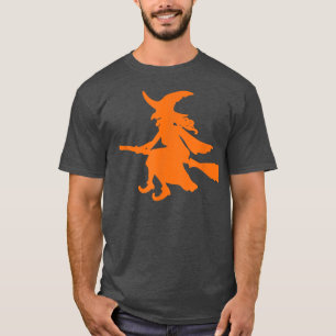 Camiseta Funny Halloween Witch Costube Para Hombres Y Mujer