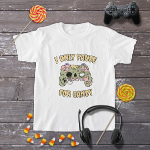 Camiseta Funny Halloween Zombie Video Game Controller