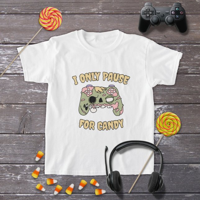 Camiseta Funny Halloween Zombie Video Game Controller (Subido por el creador)