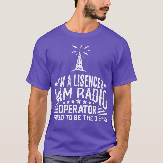 Camiseta Funny Ham Radio Nerd (Anverso)