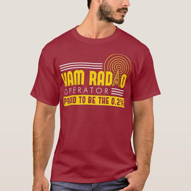 Camiseta Funny Ham Radio Operator (Anverso)