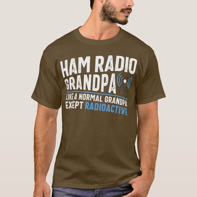 Camiseta Funny Ham Radio Operator Antenna Amateur Radio (Anverso)