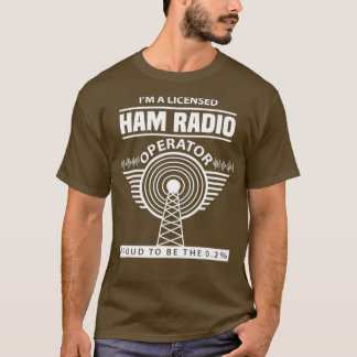 Camiseta Funny Ham Radio Operator Radio Amateur Morse
