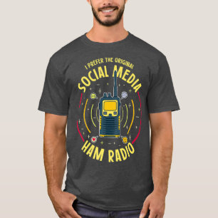 Camiseta Funny Ham Radio Quote Operador Amateur Premium