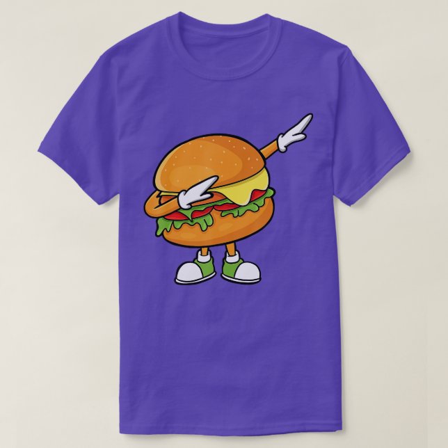 Camiseta Funny Hamburger Art Hombres Mujeres Cheeseburger B (Diseño del anverso)