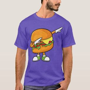 Camiseta Funny Hamburger Art Hombres Mujeres Cheeseburger B